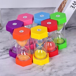 <span class=keywords><strong>Timer</strong></span> di plastica per sabbia clessidra per bambini Sand <span class=keywords><strong>Timer</strong></span> e clessidra <span class=keywords><strong>10</strong></span> minuti - Product Image 2