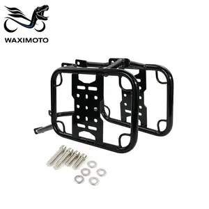 Waximoto Fit For KAWASAKI KLR650 KLR 650 2022 Aftermarket Saddlebag Support Rack Side Luggage Bracket Holder Supporter