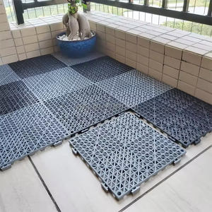 Azulejos de piso entrelazados de PP Superficie superior antideslizante Fácil instalación Pisos de garaje de PP - Product Image 6