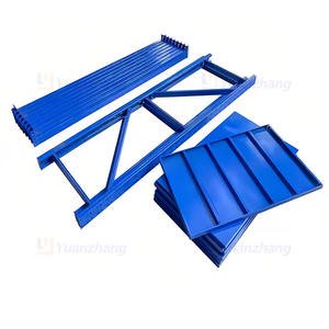 Étagères de stockage industrielles en acier à profil angulaire pour entrepôt de moyenne capacité, rayonnages métalliques multi-niveaux pour usine - Product Image 6