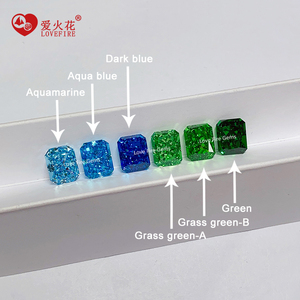 Đá Zircon Cz Tổng Hợp Màu Xanh Lục Tất Cả Các Kích Cỡ 5A + Đá Nghiền Đá Cubic Zirconia Rời Cz - Product Image 6