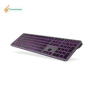 गर्म थोक वायरलेस कीबोर्ड OEM ODM उच्च गुणवत्ता वाले सामान के साथ ब्लूटूथ कीबोर्ड गेमिंग कुंजीपटल प्रकार-सी चार्ज बंदरगाह