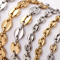 Chaîne de cou en acier inoxydable pour homme, style tendance, bijoux de haute qualité, simple, hip-hop, pour soirée