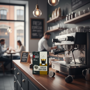 Caffè Verz ESPRESSO GRAN CREMA Set da 50 Cialde ESE 44 mm in Carta e Plastica con Coperchio 0,11g/cialda per Uso Commerciale - Product Image 3