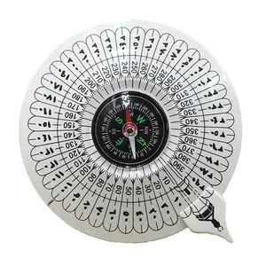 Hot Selling High Quality Compass of Adoration Plastic Muslim Prayer Compass and Book Muslim Compass