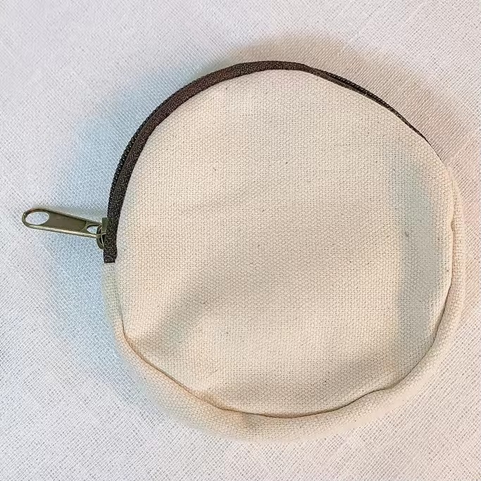 Forme ronde beige de 10,5 cm