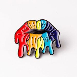 Custom Cheap Inspirational Swear Words Sun and Moon Gintama on Titan Large logo Clothing <b>Watches</b> Enamel Soft Hard Lapel Pins - Product Image 2
