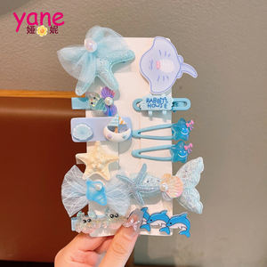 Pinces à cheveux pour enfants ensemble d'accessoires de cheveux fantaisie emballage en carton en métal épingles à cheveux mignonnes de mode en gros - Product Image 4