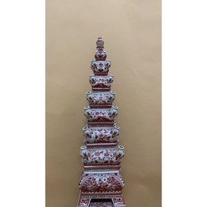 Tulipière courte en <span class=keywords><strong>porcelaine</strong></span> verte et blanche Tulipières contemporaines en <span class=keywords><strong>porcelaine</strong></span> verte et blanche <span class=keywords><strong>de</strong></span> style <span class=keywords><strong>Delft</strong></span> - Product Image 6