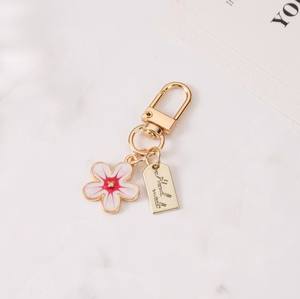 Kore Ins tarzı Metal papatya anahtarlık renkli çiçek anahtarlık dekorasyon kolye sevimli alaşım çanta asılı anahtarlık - Product Image 2
