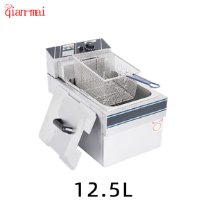 พาณิชย์ไก่มันฝรั่งทอดเครื่องทอดสแตนเลสไฟฟ้าหม้อทอดลึก - Product Image 4