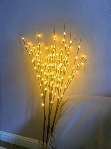 Bestseller Led dekorative Lichter 80 144 LED Natur <span class=keywords><strong>Pussy</strong></span> <span class=keywords><strong>Willow</strong></span> Branch 3 4 Ft Höhe für Home Party dekorativ - Product Image 5