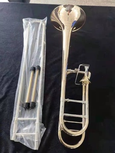 Professionnel Bb/F ton Thayer Vannes/piston <span class=keywords><strong>Trombone</strong></span> avec or cloche en laiton (JTB-190) - Product Image 3