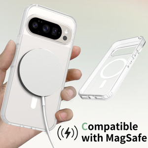 Fundas Magnéticas Mate de TPU y PC Suave a Prueba de Golpes para Google Pixel 10 Pro XL, Pixel 9, <span class=keywords><strong>8</strong></span>, 7, 6 Pro, Cubierta Trasera Esmerilada de Cobertura Total - Product Image 3