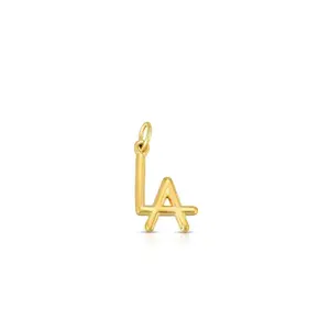 Les Anges Custom Handgemaakte Ketting 14 Karaat Goud Waterdicht Los Angeles Charme Hanger 316l Roestvrij Staal Ketting