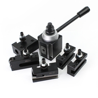 Support d'outil de tour à changement rapide pour usine OEM, mini-tour, tour CNC, en aluminium anodisé et acier