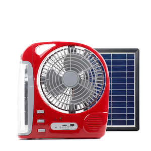 Hot Selling 8 Inch Multi-function Outdoor Indoor Solar USB Charging Fan With High Wind Power Emergency <b>LED</b> <b>Light</b> TYFS-21 <b>Mini</b> Po - Product Image 4