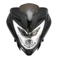 Phare LED pour moto BAJAJ Pulsar 150 200, 12V, 3 lentilles, universel, pièces de rétrofit/amélioration, assemblage 2W 6000K