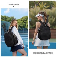 Sac à dos de tennis personnalisé, sac de sport à bandoulière, grande capacité, sac de badminton pour hommes et femmes