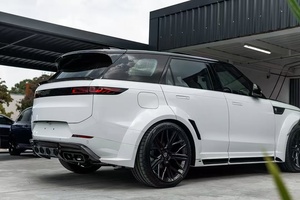 Kit carrosserie pour Land Rover Range Rover Sport, amélioration Range Rover Sport style LM, lèvre avant, jupes latérales, diffuseur, spoiler en fibre de carbone - Product Image 6