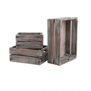 Panier de rangement pour légumes en bois fait main, forme rectangulaire, taille personnalisée, panier de rangement pour fruits pour utilisation sur table - Product Image 1