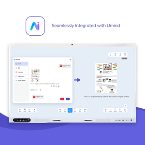 105 inç interaktif dokunmatik ekran 21 ila 9 oranı AI akıllı monitör ile 48 megapiksel otomatik yakınlaştırma kamerası iş kurulu odaları için - Product Image 5