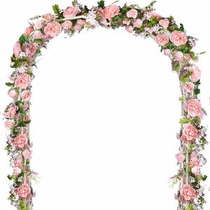 Panel de Pared 3D de Flores Artificiales Coloridas Personalizadas, Camino de Mesa, Centros de Mesa, Diseño de Arco, Hecho a Mano, Duradero, Moderno, con Marco de Hierro - Product Image 1
