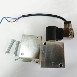 Solénoïde à deux positions et trois voies 12-24V pour commande d'excavatrice, pour grappin à bois hydraulique - Product Image 1