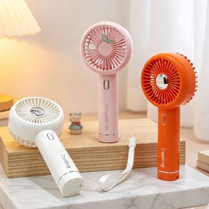 Ventilateur portable rechargeable par USB, moteur DC 5W, pour une utilisation en extérieur en été, avec sangle, design pliable - Product Image 1
