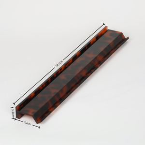 Règle de Mahjong Américain en Acrylique à Motif Léopard avec Bande Magnétique, Design Brillant de Luxe, Parfaite pour les Soirées de Jeu Féminines - Product Image 4