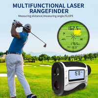 Télémètre laser de golf longue portée industriel, compensation de pente, corps résistant aux intempéries IP54, grossissement 7x pour l'entraînement en extérieur