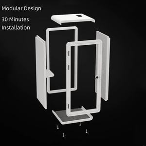 Cabines de réunion individuelles préfabriquées insonorisées, mobiles, modernes, pour hôtels, bureaux, jardins, intérieurs, avec <span class=keywords><strong>climatisation</strong></span>, pour immeubles de bureaux - Product Image 5