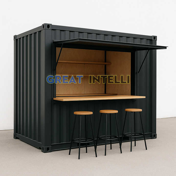 Commercial 40ft Prefab Container Store Restaurant Container Fast Food Container Food Truck