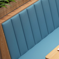 Banquettes de restaurant modernes en cuir de qualité supérieure et durables pour hôtels et clubs – Ensembles de mobilier écologiques et faciles à nettoyer