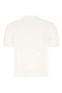 Excellent Design Palm Angels T-shirt en coton blanc avec logo brodé contrastant sur la poitrine - Product Image 2