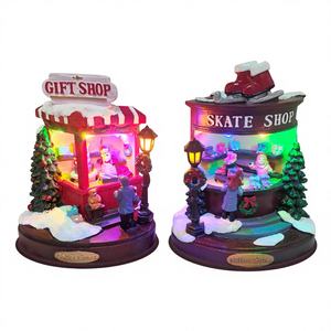 Magasin de Noël avec guirlandes lumineuses LED évaluées IP68 Style 12PCS/CS - Product Image 1