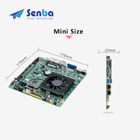 Ordinateur embarqué industriel monocarte 2 Lan N305 DDR4 Max 16 Go Affichage 4K 6 COM 8 USB M.2 LPT SIM X86