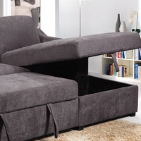 Hochwertiges Attraktives 2-Sitzer Chaiselongue-Design Armlehnen-Wohnzimmersofa Ecksofa Schlafsofa