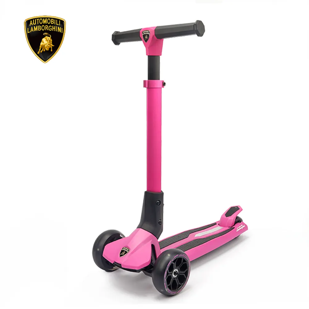 Scooter per bambini Lamborghini con licenza 3-10 anni Scooter per bambini con ponte Extra largo regolabile in altezza 4