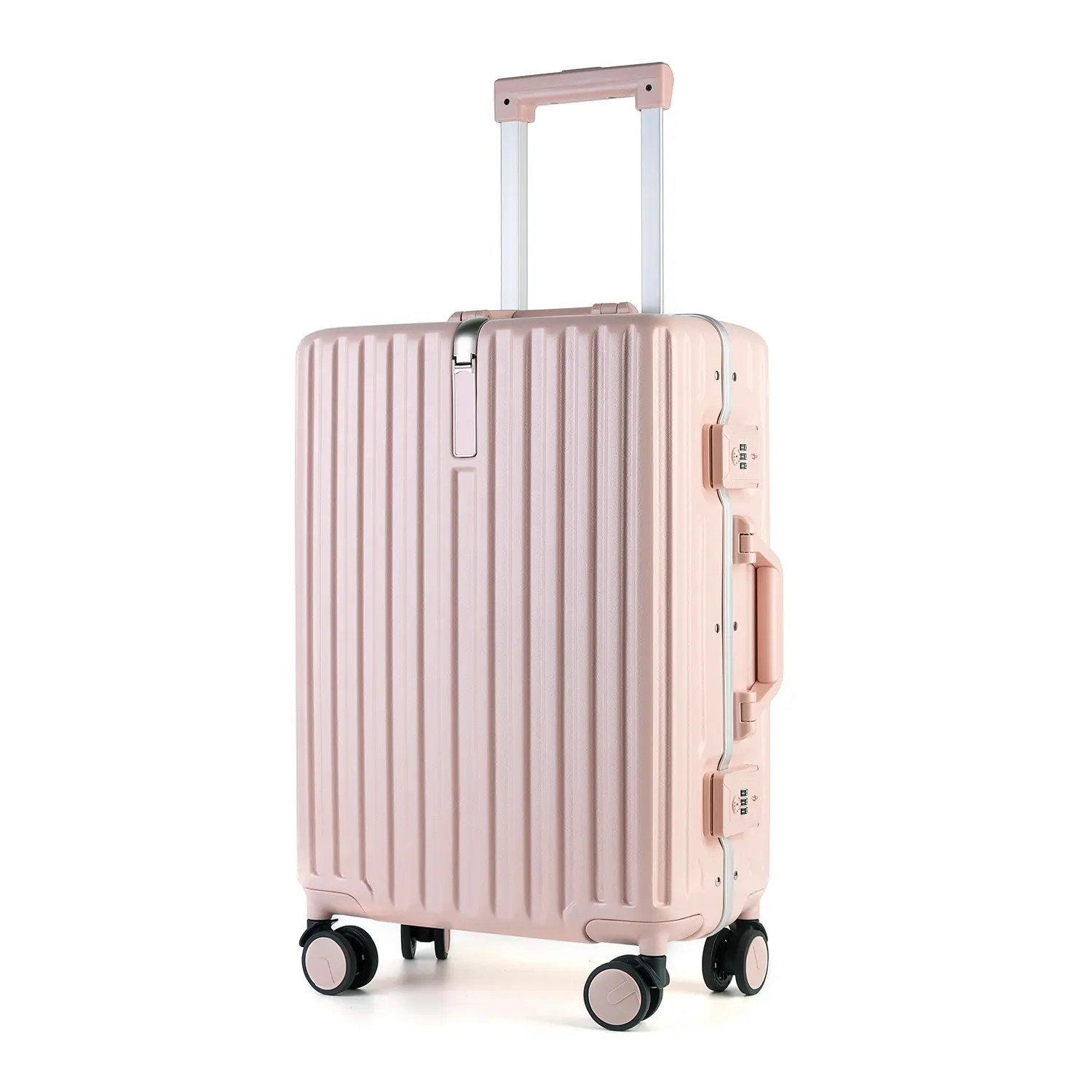 Manufacturers Custom Aluminium 100%PC Hardshell Travel Trolley Carry On Suitcase Luggage with Wheels