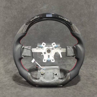 Volant de direction en fibre de carbone véritable avec affichage LED de la vitesse et du régime moteur, design populaire, pour Dodge RAM 1500 2500 2012-2018 4 Runner