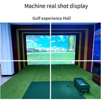 NINIX Entraîneur de swing de golf holographique pour intérieur avec simulateur de driving range Modèle 95659232