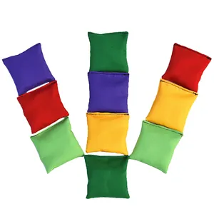 Renkli Mini çocuk atma kum torbaları oyuncaklar klasik fasulye torbası hokkabazlık topları seti çocuk açık spor oyuncak