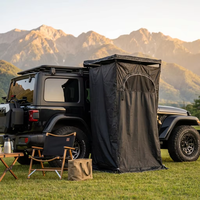 Auvent latéral pliable pour camping 4x4, tente de toilette et de douche portable, tente de douche extérieure pliable à fixer sur le côté de la voiture