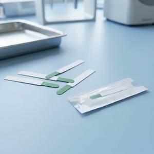 Tiras reactivas para la prueba de la vista Lissamine Green Green Touch, 100 tiras estériles para uso oftálmico - Product Image 1