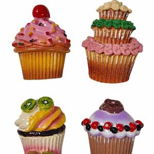 Pegatina creativa para refrigerador, simulación de pastel, postre, pegatina tridimensional de resina para refrigerador, atracción magnética - Product Image 1