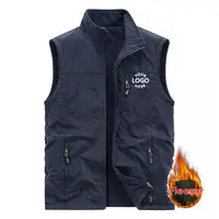 Custom Outdoor Mouwloze Bubble Jacket Running Vissen Utility Fleece Puffer Vest Voor Mannen