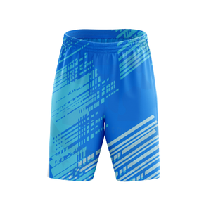 Shorts Cargo Décontractés Slim Fit pour Homme, 100% Polyester, Tricoté, Tendance, Coupe Droite, avec Cordon de Serrage, Vente Directe Usine - Product Image 1