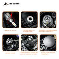 L12 Automotive LED Headlight Special Base Card Clip Chuck