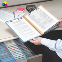 Oficina papelería Lehui 3 separadores tamaño Legal azul claro 8 caras Pressboard clasificación carpetas de archivos